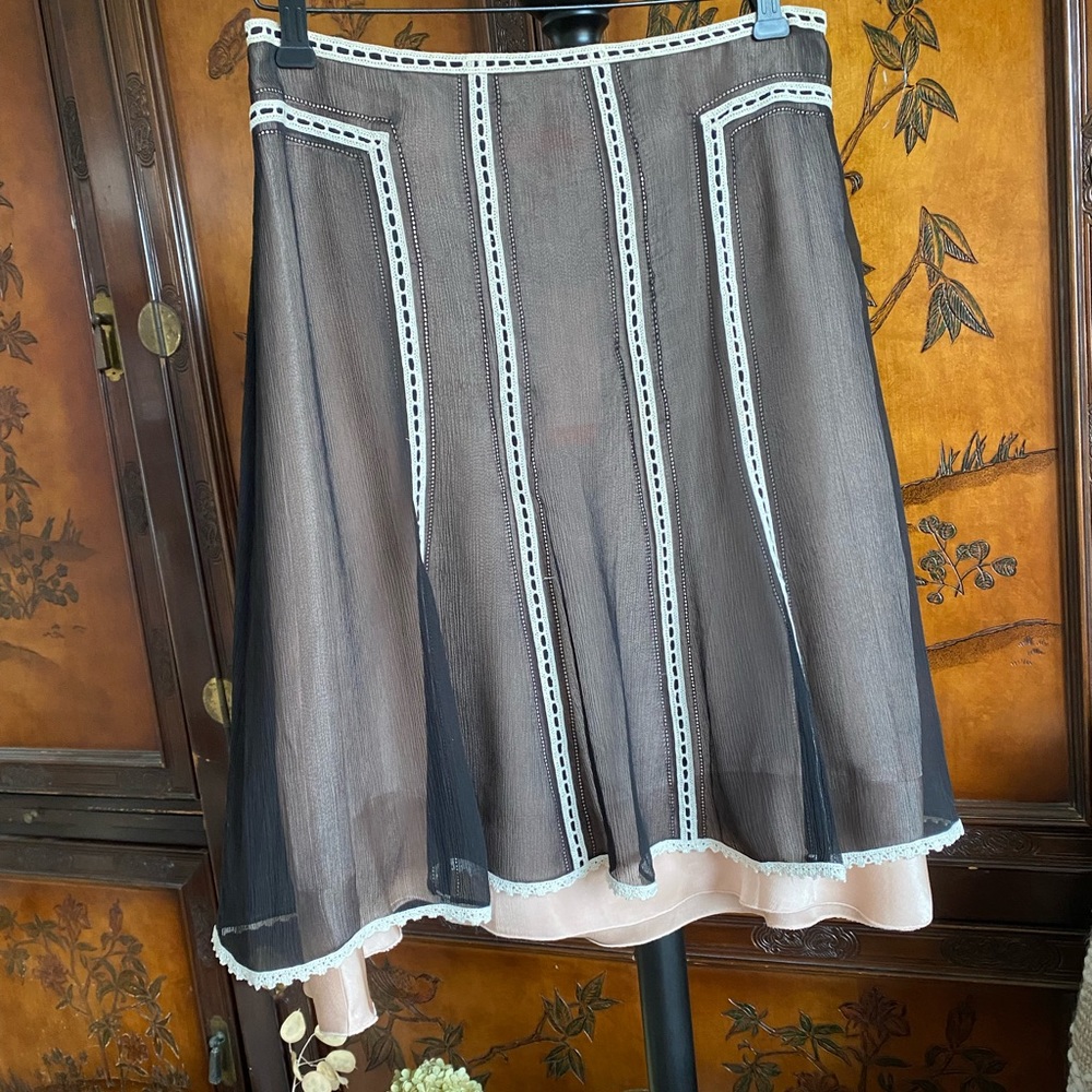 Cynthia Cynthia Steffe skirt with lace embellishments